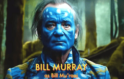 网友使用AI制作了一个《阿凡达》的“预告片”：比尔·默里只是涂成蓝色的缩略图